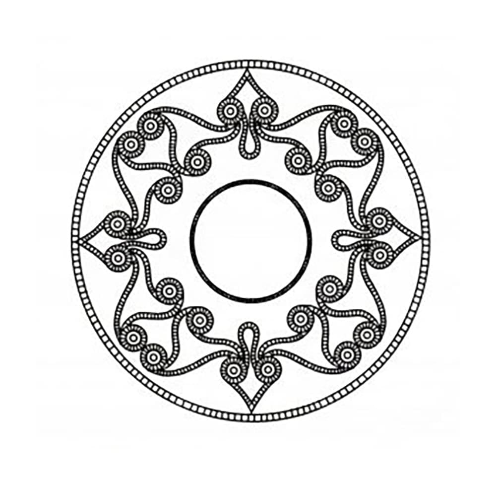 Mandala yang dapat dicetak