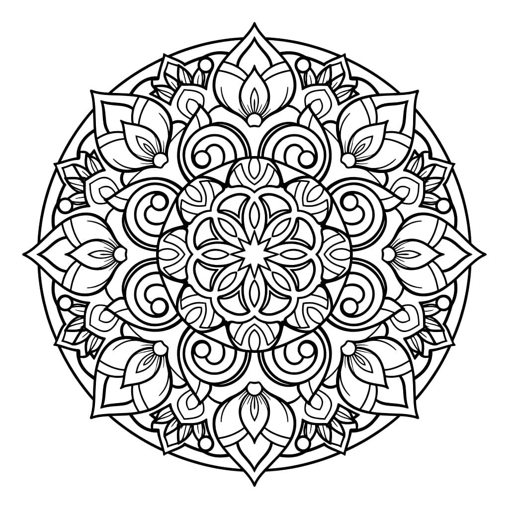 Mandala yang rumit