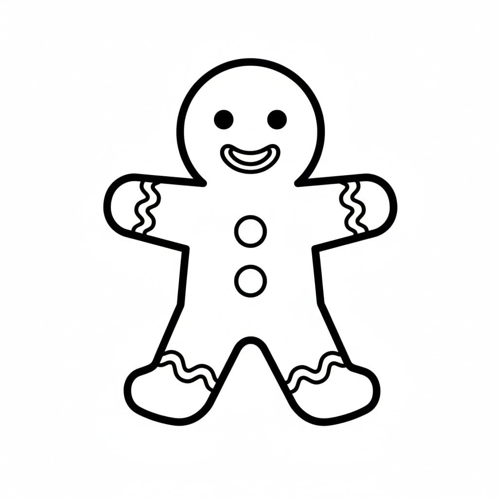 Manusia Kue jahe biasa