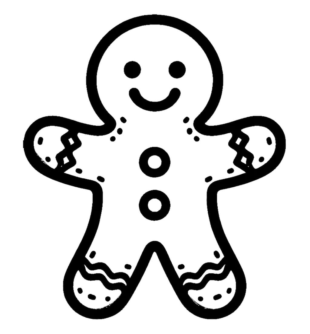 Manusia Kue jahe lucu