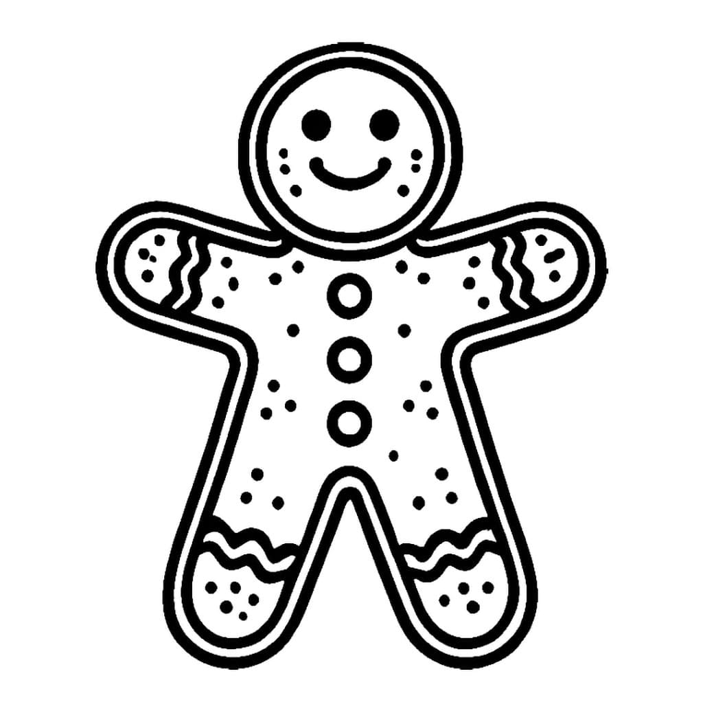 Manusia Kue jahe sederhana