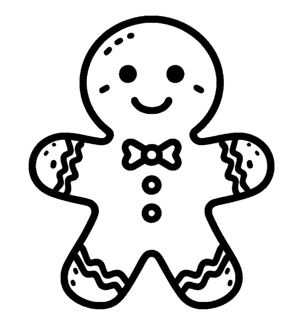 Manusia Kue Jahe Tersenyum Gratis