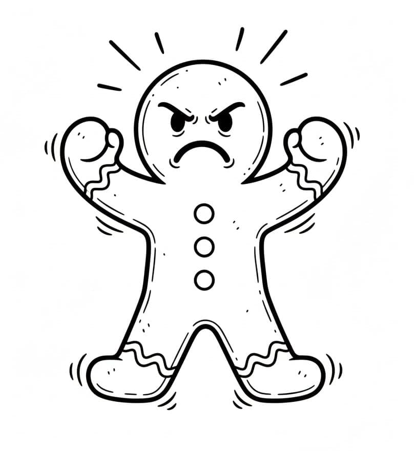 Manusia Kue Jahe yang Marah