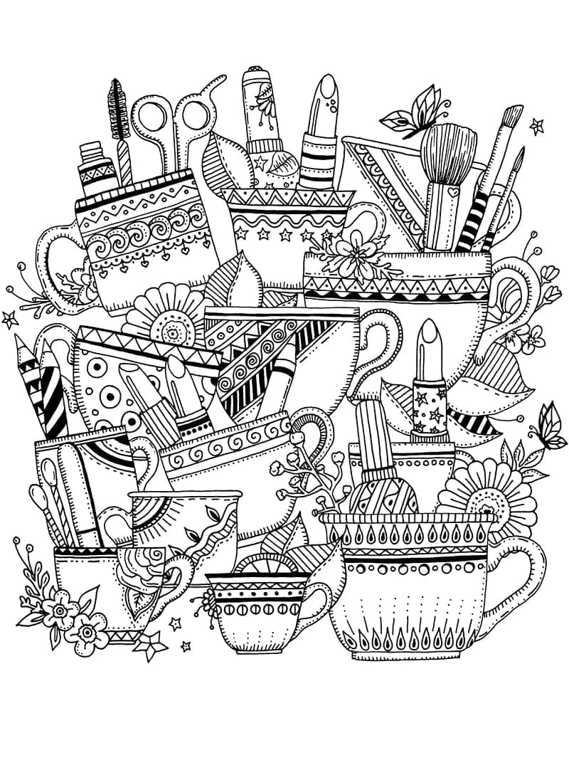 Mug Zentangle