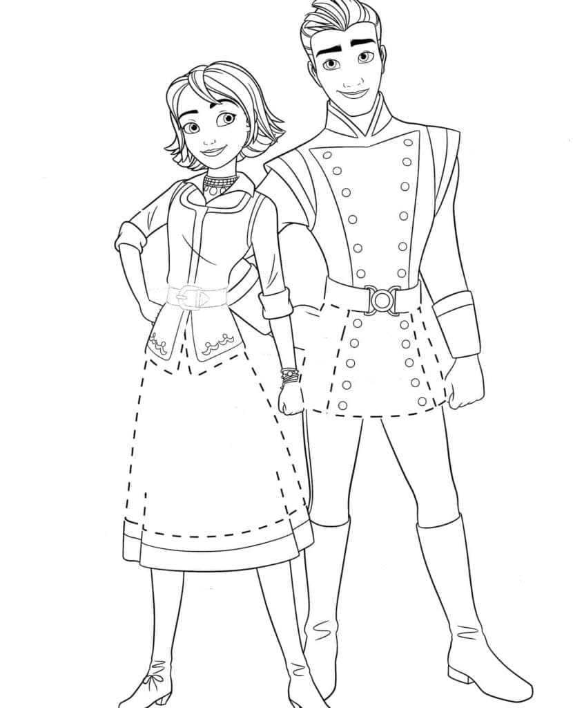 Naomi dan Gabe dari Elena of Avalor