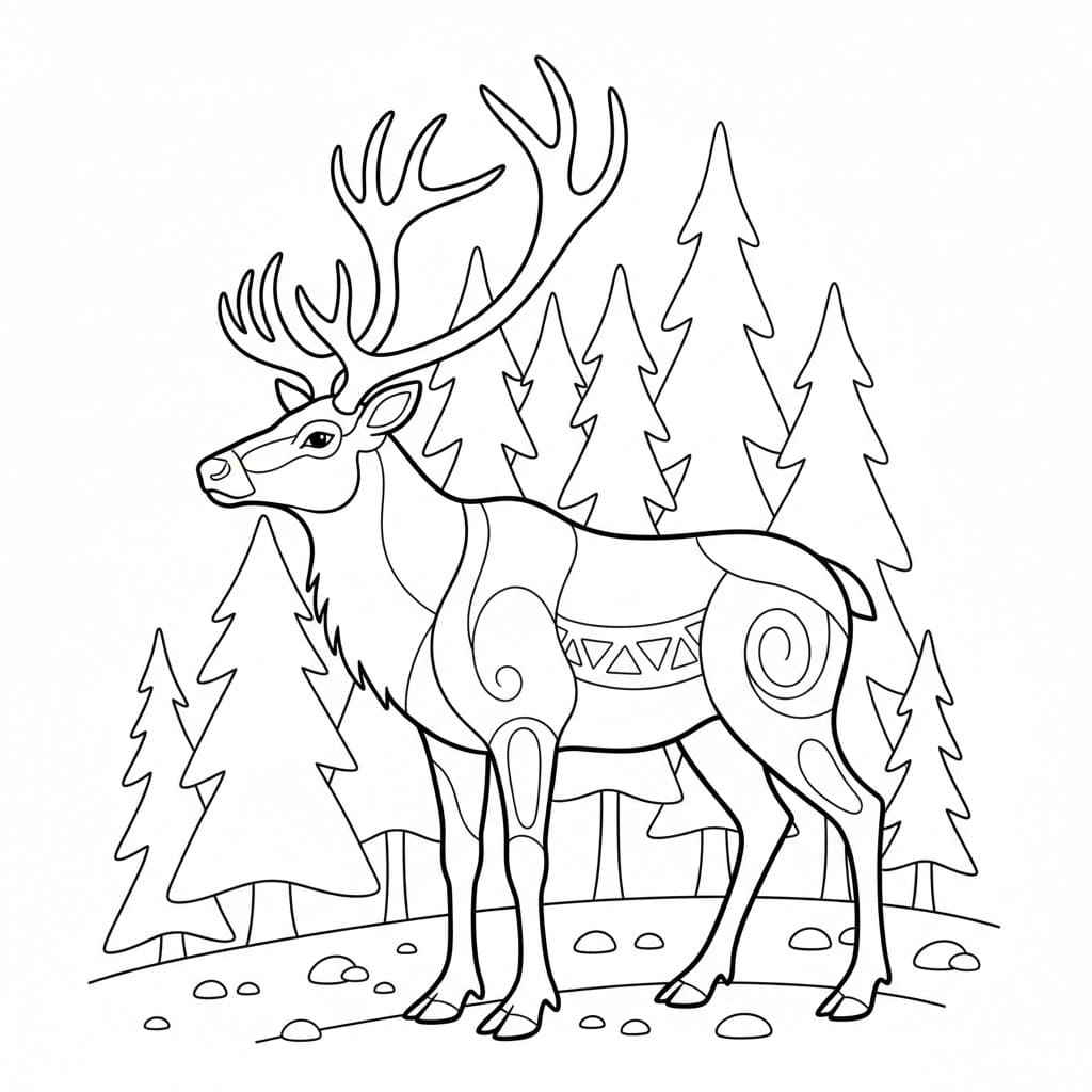 Rusa kutub yang cantik