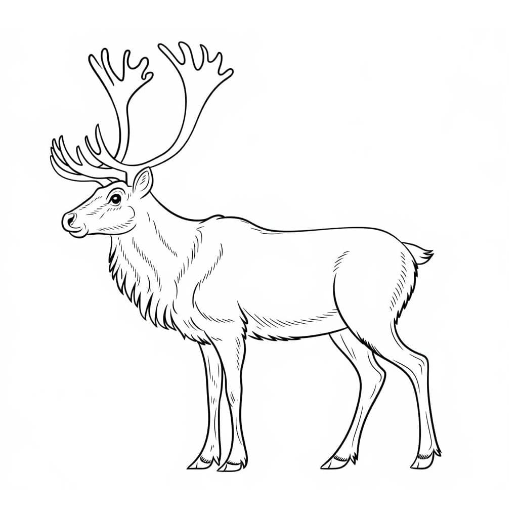 Rusa kutub yang realistis