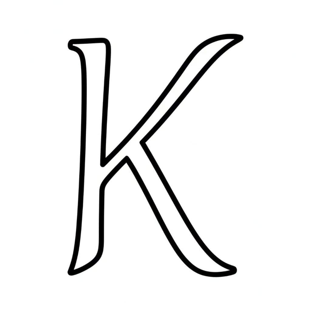 Tampilan Huruf K Kecil