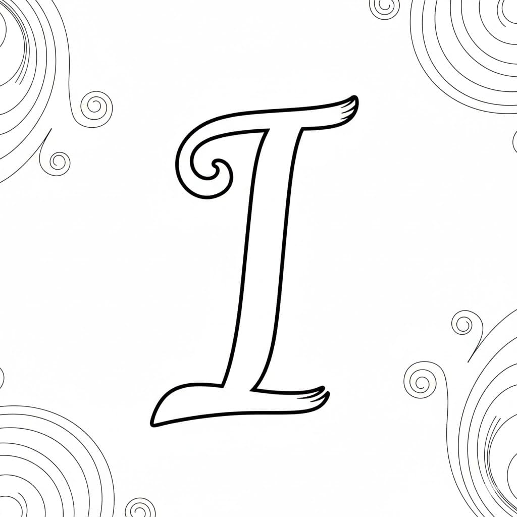 Tulisan Tangan Huruf I