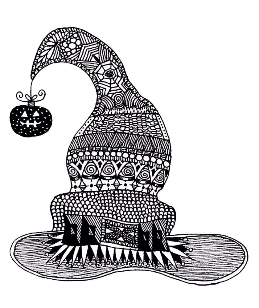 Zentangle Heksehatt