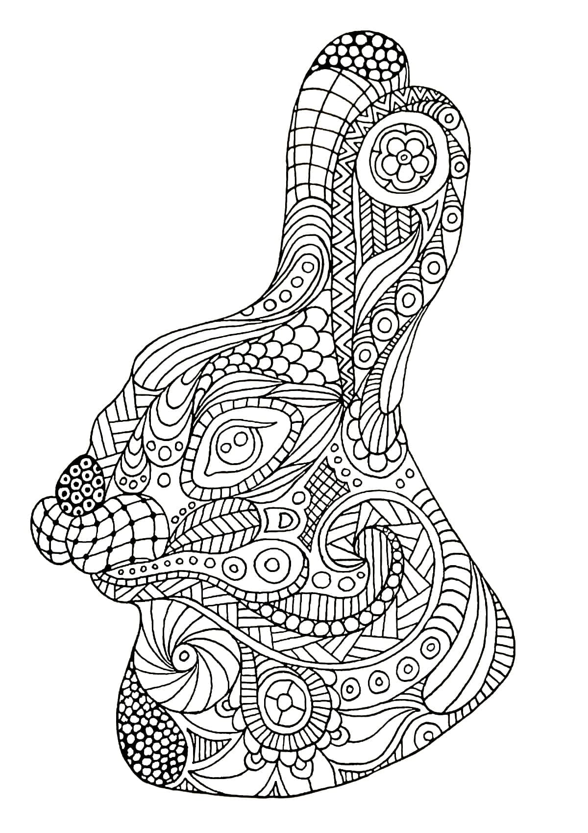 Zentangle Kelinci