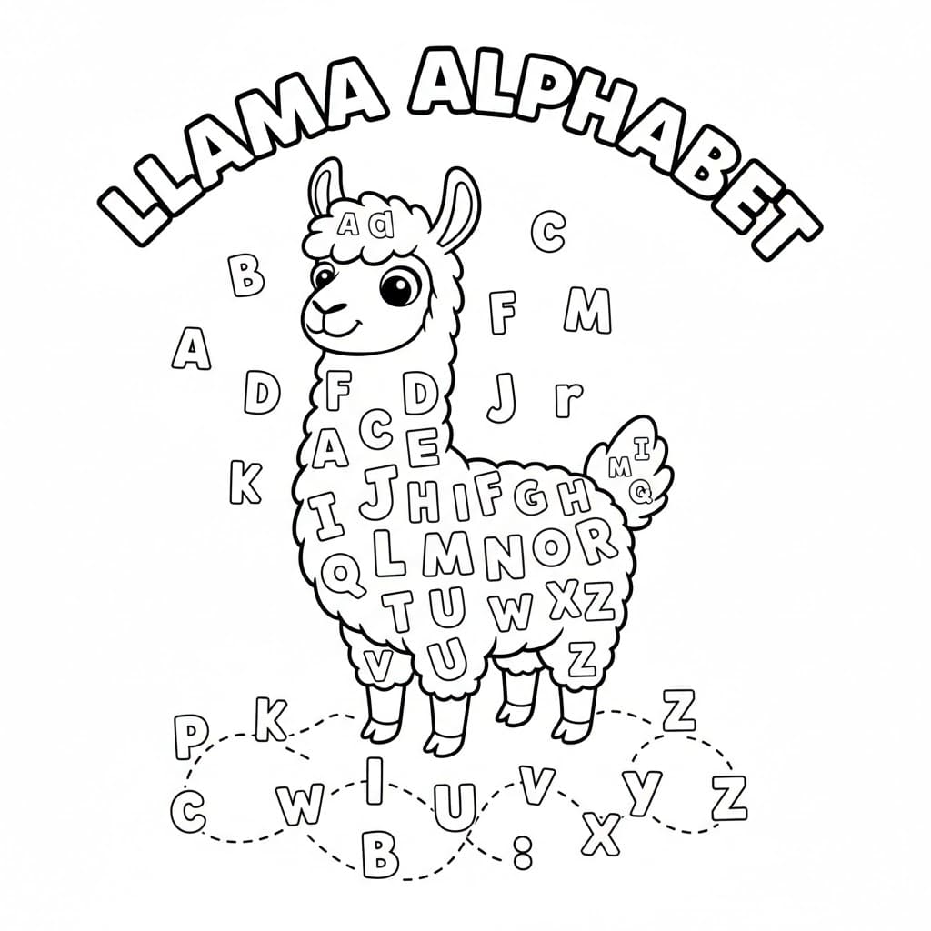 Alfabet Llama