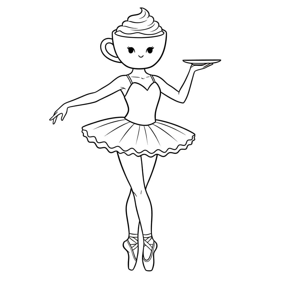 Ballerina Cappucina Berjinjit