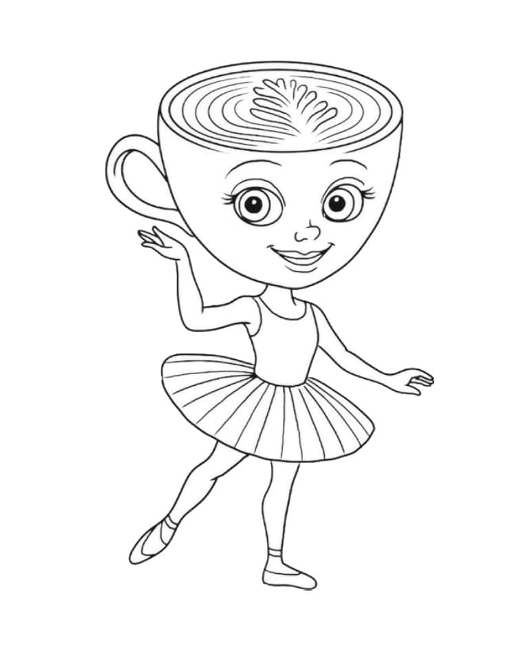 Ballerina Cappucina dari Kartun