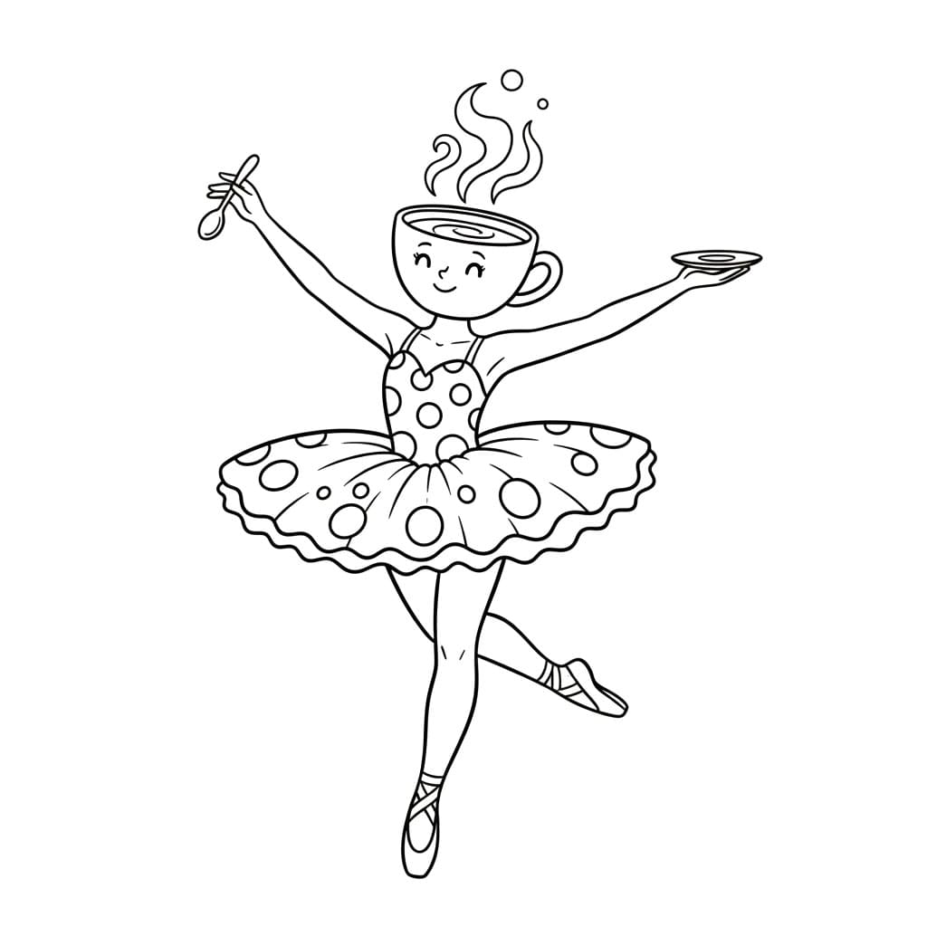 Ballerina Cappucina Melompat