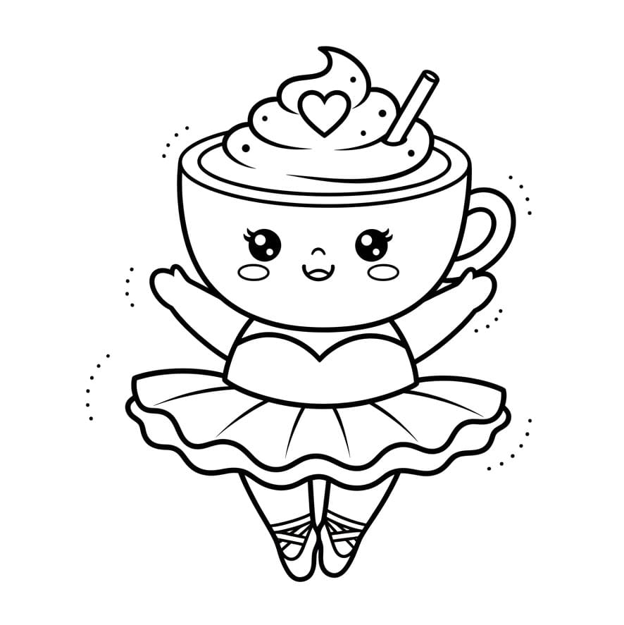 Ballerina Cappucina Tersenyum