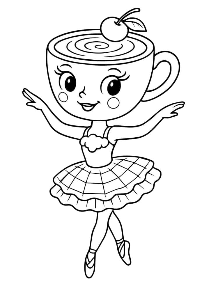 Ballerina Cappucina yang Cantik