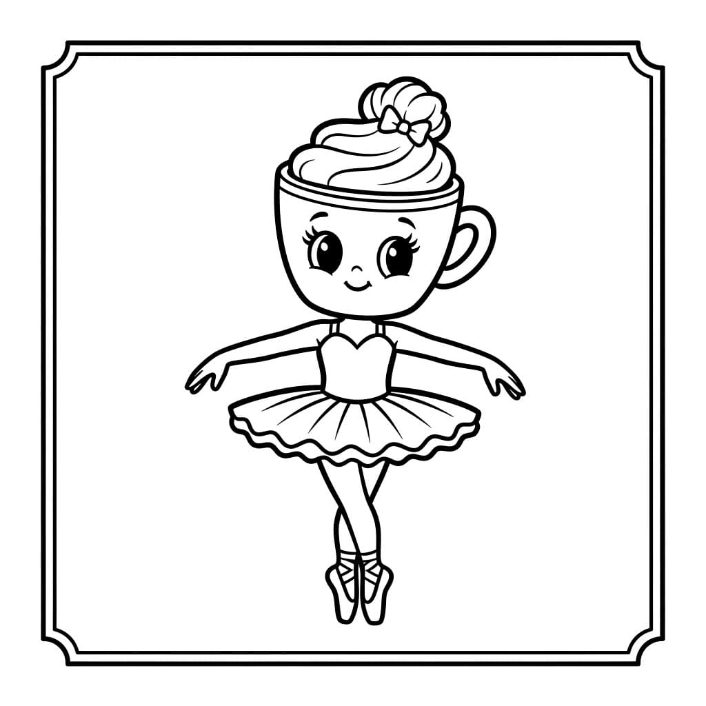 Ballerina Cappucina yang sangat imut