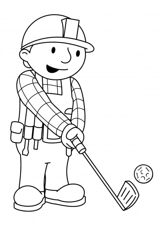 Bob the Builder Bermain Golf