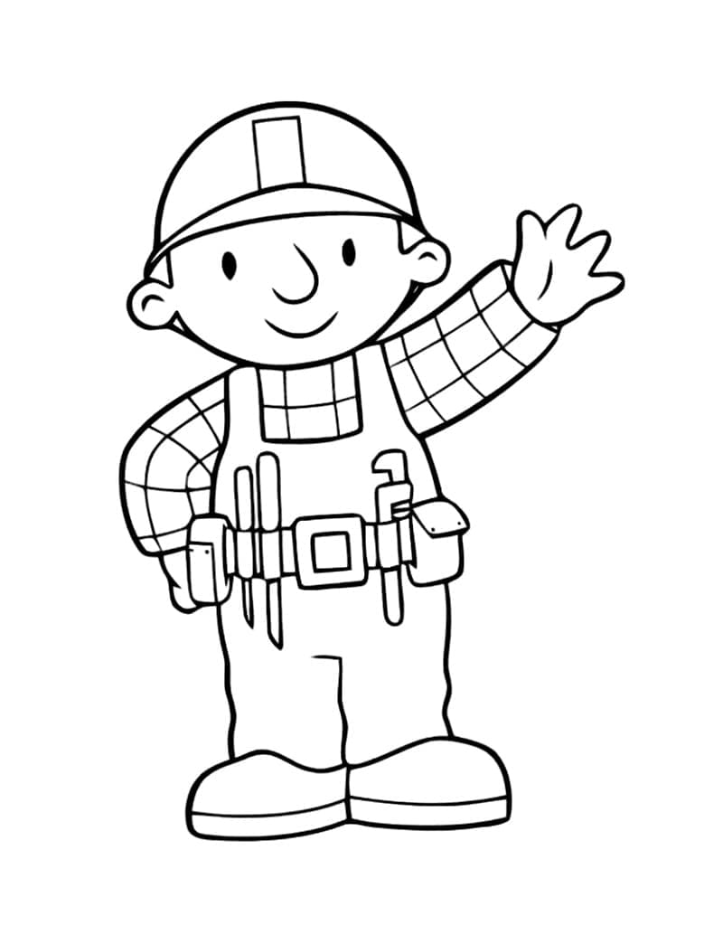 Bob the Builder Melambaikan Tangannya