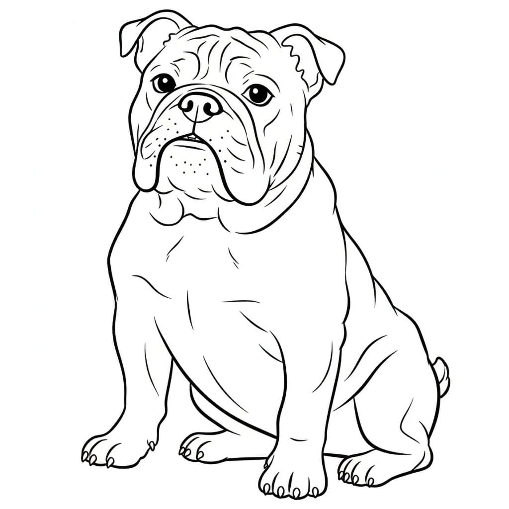 Buldog Duduk Berputar