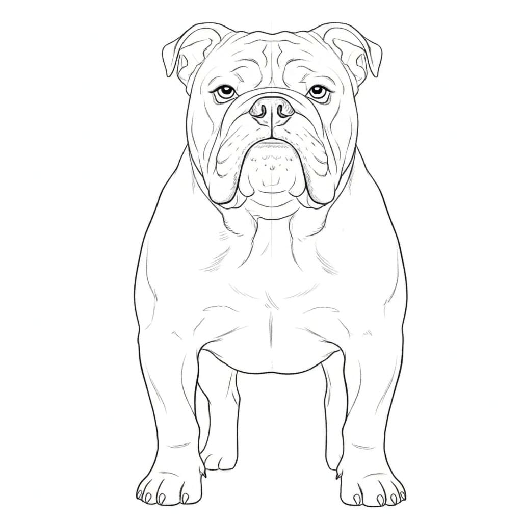 Buldog Menatap ke Depan