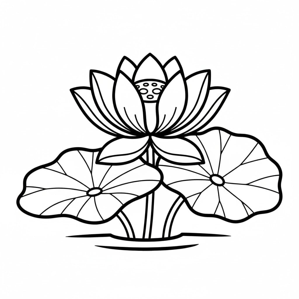 Bunga Teratai Anggun