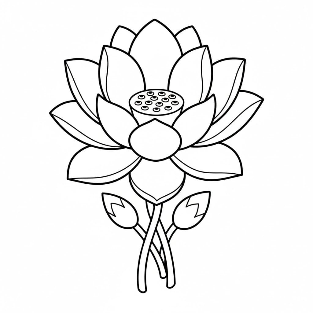 Bunga Teratai Besar Graits