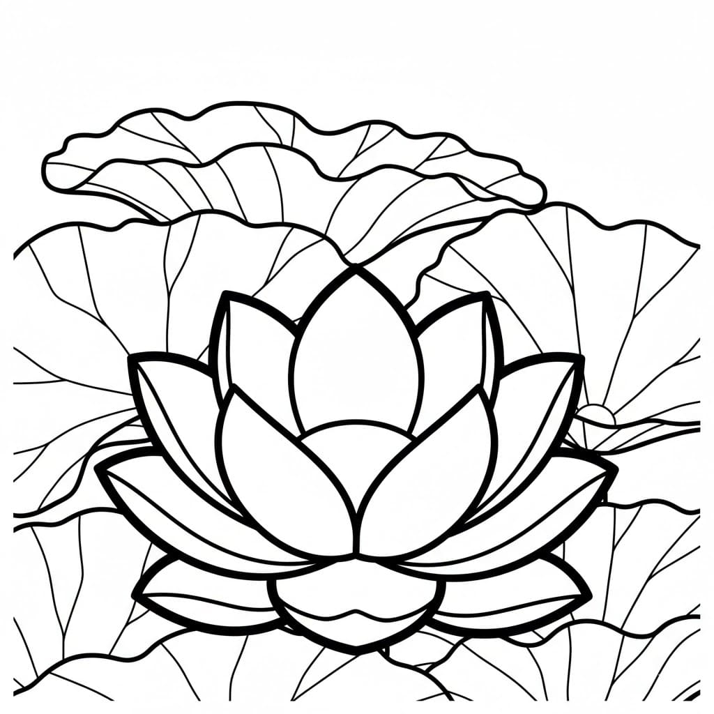 Bunga Teratai di Depan