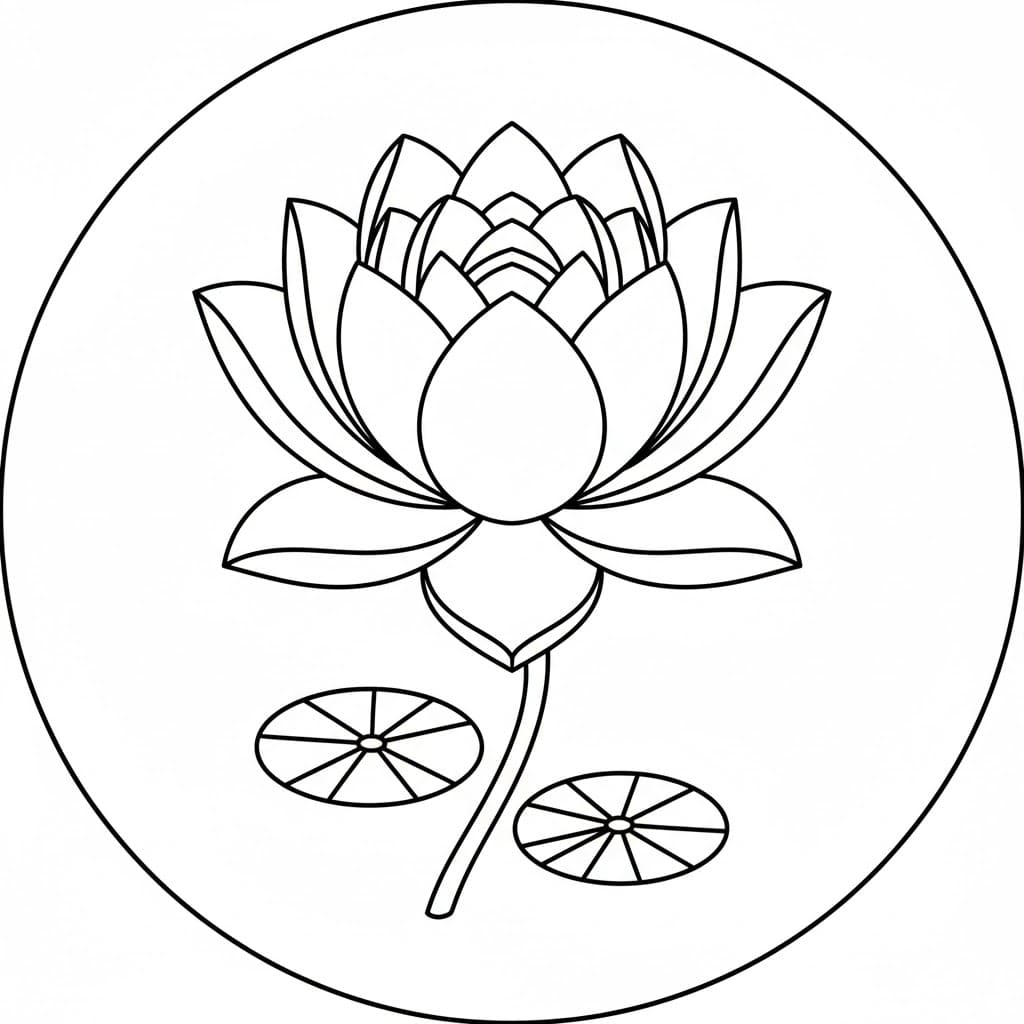 Bunga Teratai Sedang Mekar