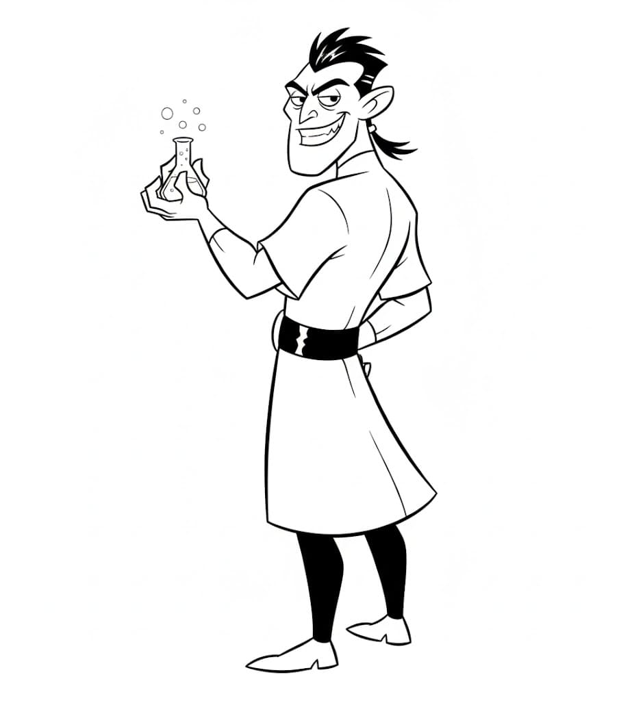 Dr. Drakken mengendap-endap