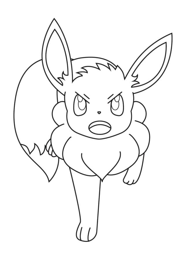 Eevee yang Agresif