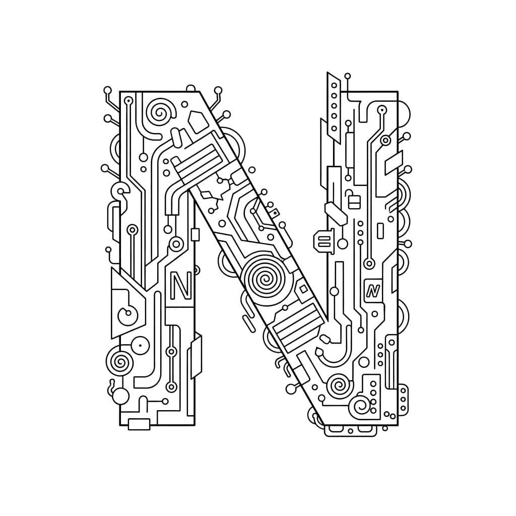 Huruf N eksperimental