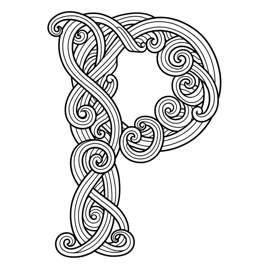 Huruf P Goresan Berulang