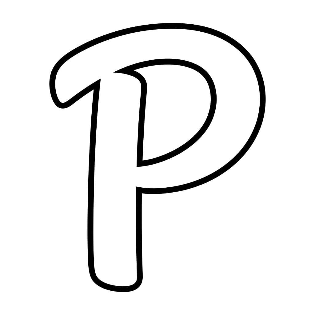 Huruf P Lengkung Lembut