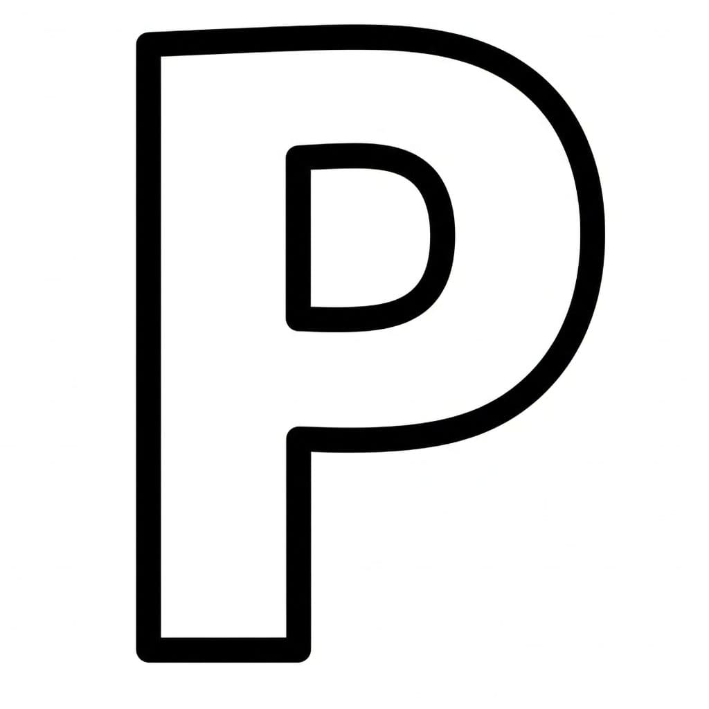 Huruf P Tebal Minimal