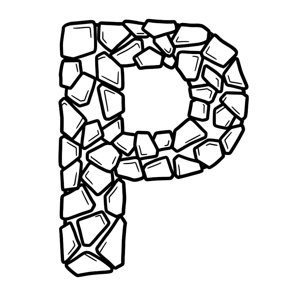 Huruf P Terfragmentasi