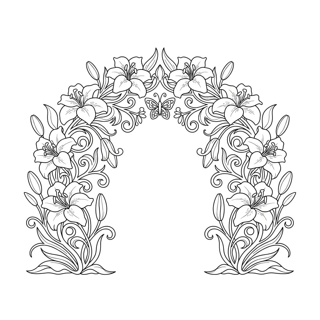 Lengkungan Bunga Bakung