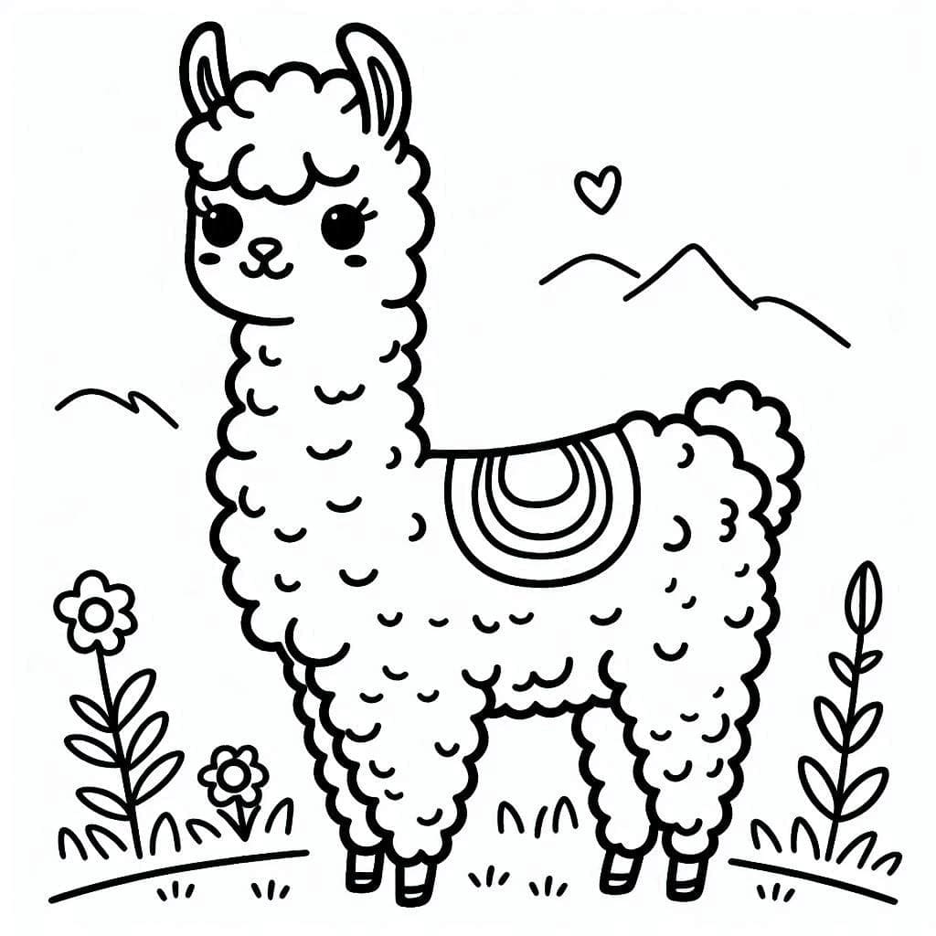 Llama yang Sangat Lucu