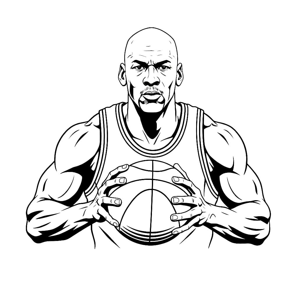 Michael Jordan Memegang