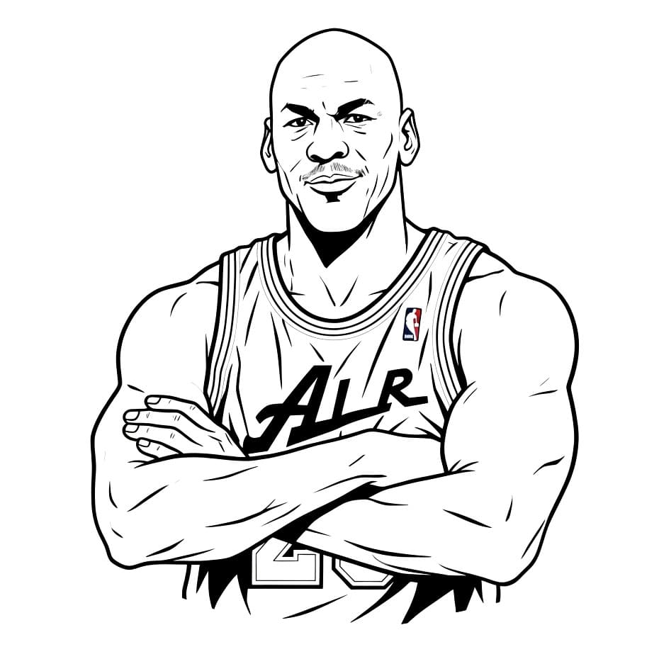 Michael Jordan Tangan Bersilang