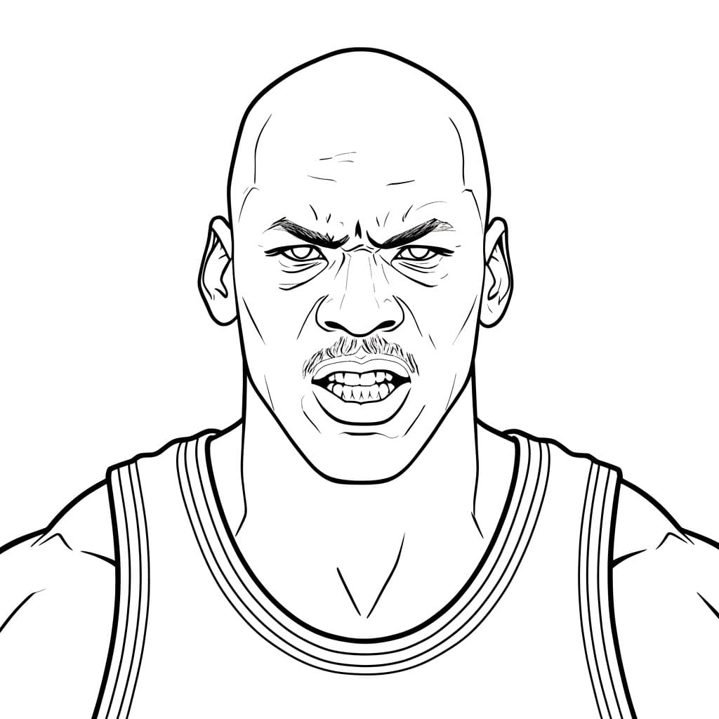 Michael Jordan Wajah Bertanding