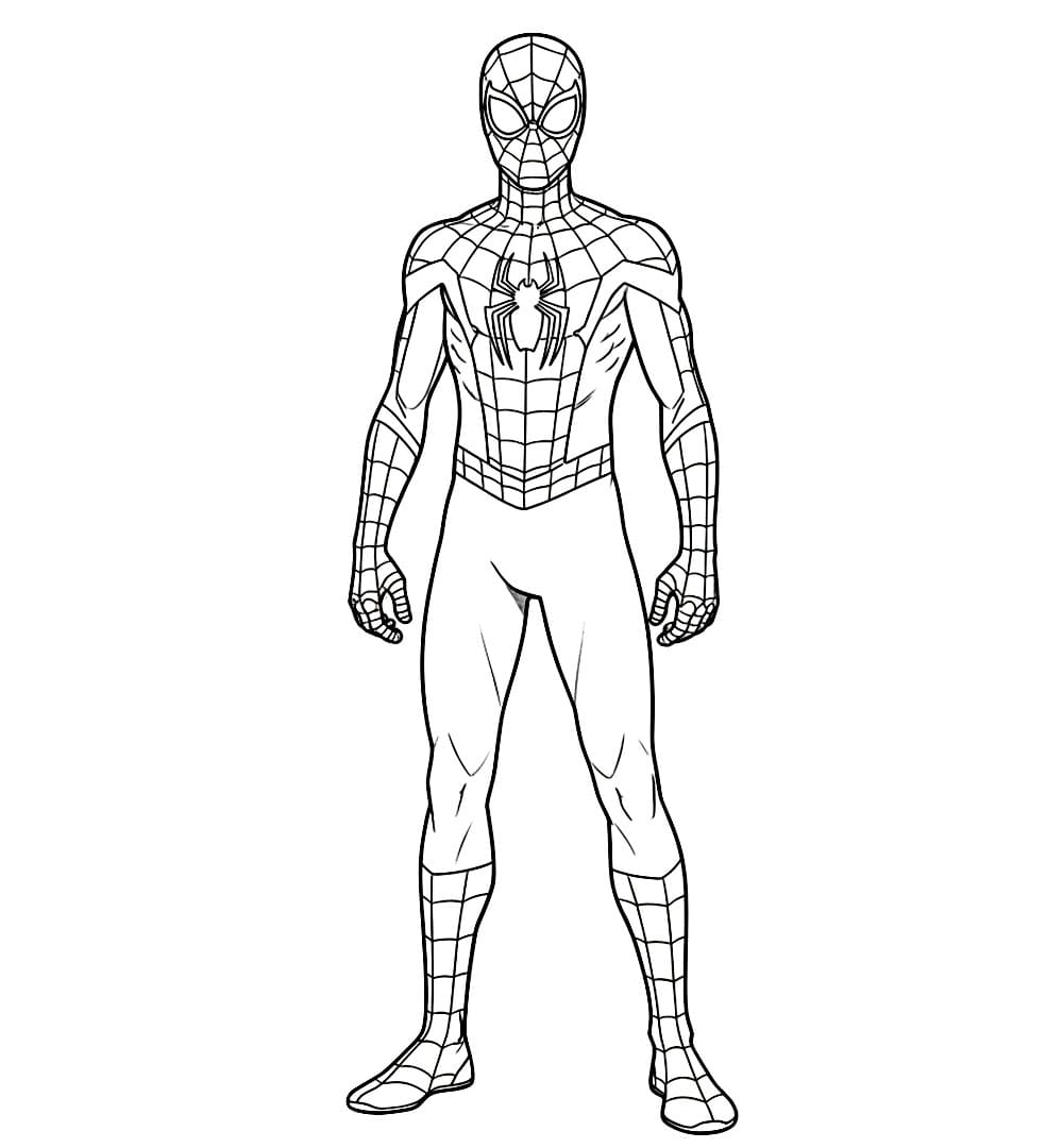 Miles Morales Berdiri Diam