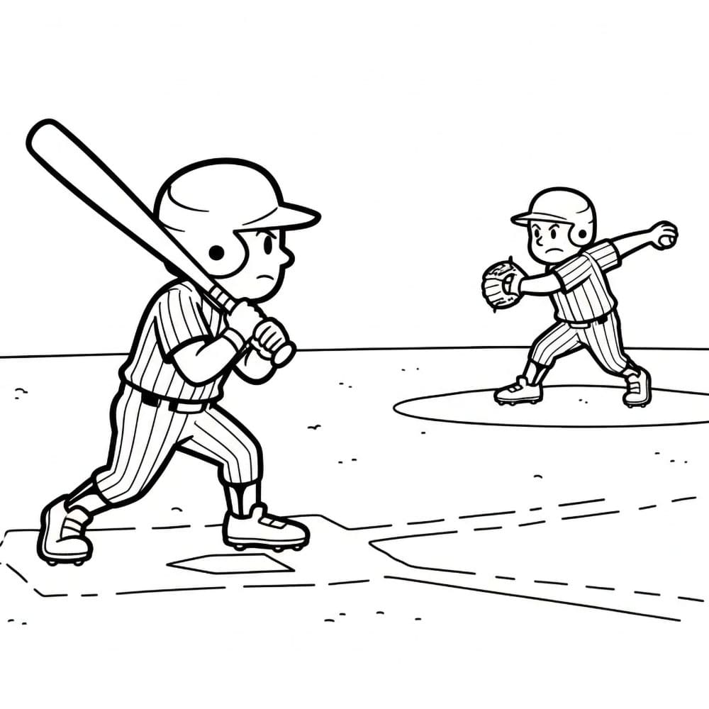 Pemukul vs Pelempar Bisbol