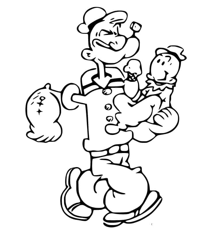 Popeye dan Sweepea