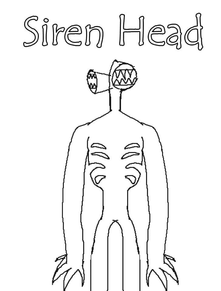 Siren Head Sangat Mudah