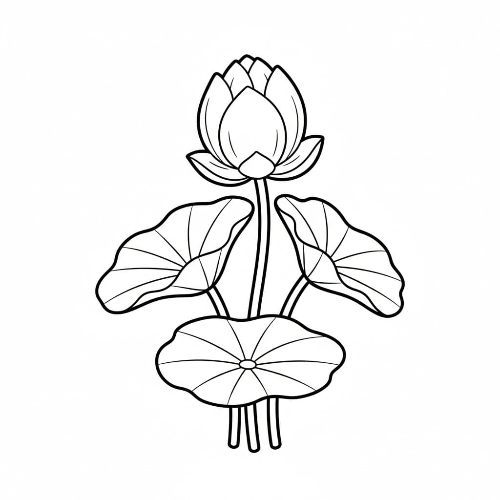 Tanaman Bunga Teratai Sederhana