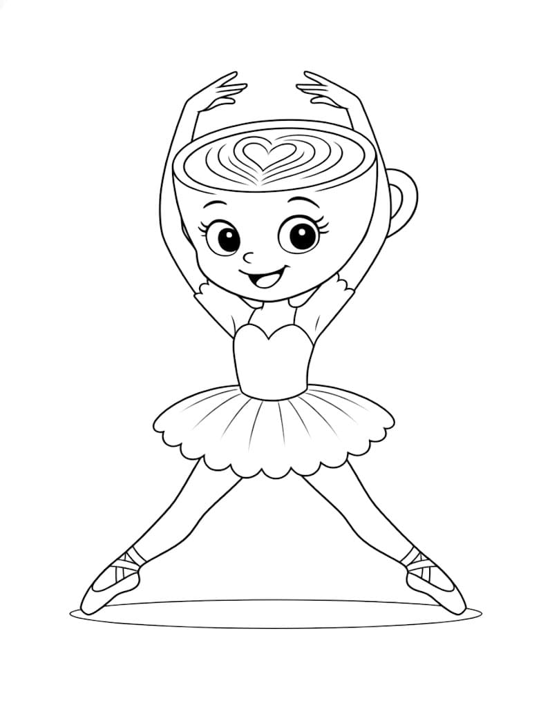 Tersenyum Ballerina Cappucina