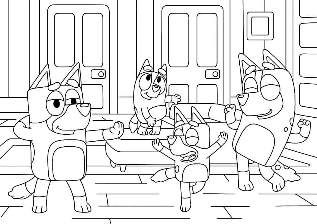 Bluey dan Teman-Temannya