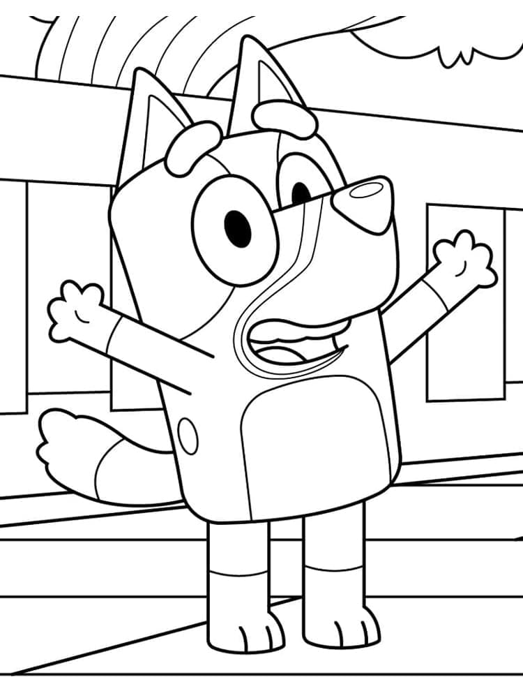 Bluey yang Sangat Bahagia